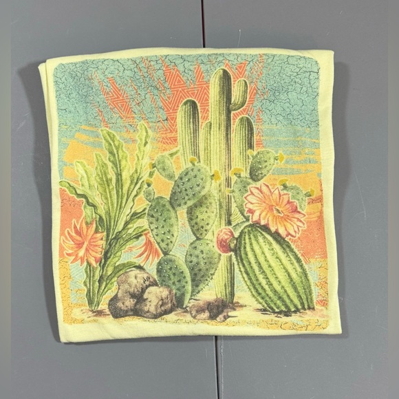 Bella + Canvas Southwest Graphic Design XL T-Shirt Yellow Cactus Retro - Picture 11 of 11